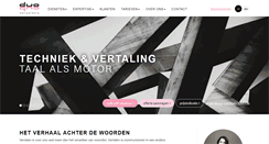 Desktop Screenshot of duovertaalburo.nl